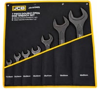 Набор рожковых ключей JCB 7шт. JCB-5075MPB(66694)