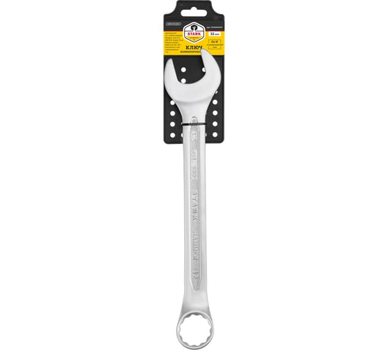 Ключ комбинированный SKYWAY 32мм STARK HAMMER S04304020
