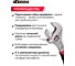 Ключ разводной DERZHI CrV 200мм, переставная губка, 2комп.рукоятка 85517 5