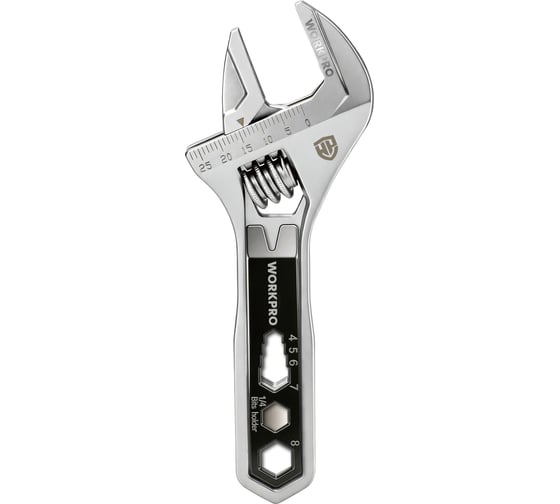 Ключ разводной WORKPRO (МИНИ PRO CR-V 115мм (рабочий диапазон 0-25мм)), WP272087