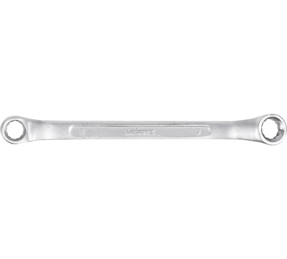 Накидной двусторонний ключ HORTZ 8x9 хромирование HOR 103523
