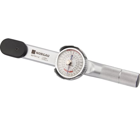 Динамометрический ключ NORGAU стрелочный 1/4, 1,2-6,0 Нм, тип NDTW11-6 051117003