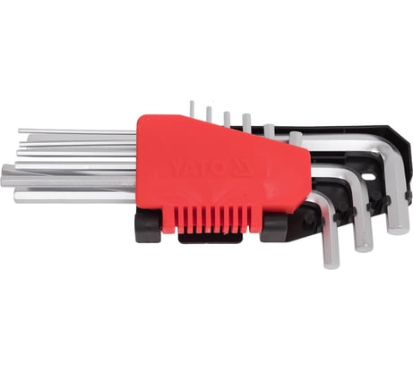 Набор шестигранников YATO 9шт. 2,0-10мм Cr-V YT-0502
