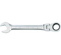 Трещоточный комбинированный ключ KING TONY с шарниром 21 мм 373021M