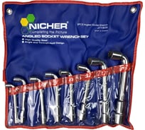 Набор угловых торцевых ключей NICHER 8шт 271808C