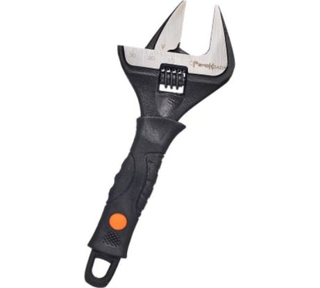 Разводной ключ Ремоколор двухкомпонентная рукоятка, тонкие губки, 150 мм, макс 0-34 мм 43-1-515