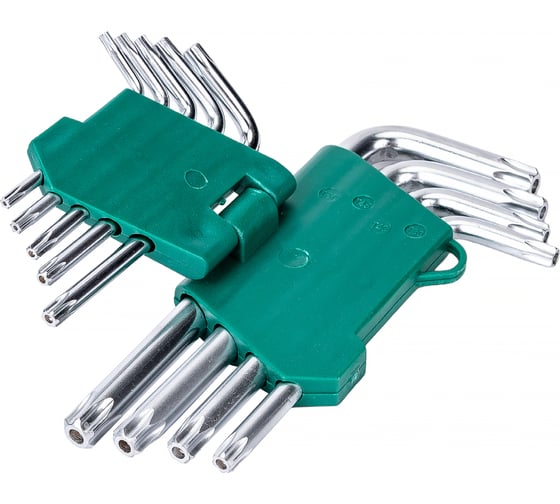 Набор ключей ВОЛАТ Torx T10-T50 9 предметов коротких 11025-09