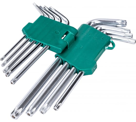 Набор ключей ВОЛАТ Torx T10-T50 9 предметов длинных 11020-09