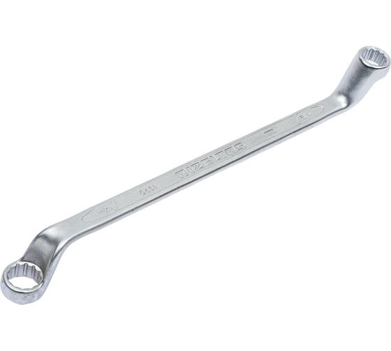 Накидной ключ IZELTAS дюймовый, изогнутый, sae 7/16"x1/2", длина 220 мм 0431031112