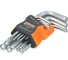 Ключи шестигранные короткие с шаровидной головкой 1,5 - 10 1840/ FASTER TOOLS FT311-02 1
