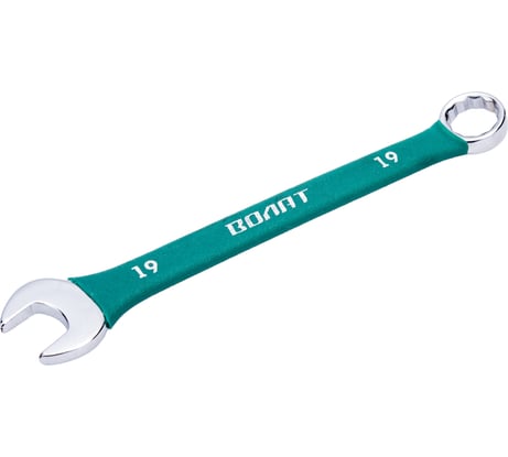 Комбинированный ключ ВОЛАТ 19 мм в прорезиненной оплетке 16060-19