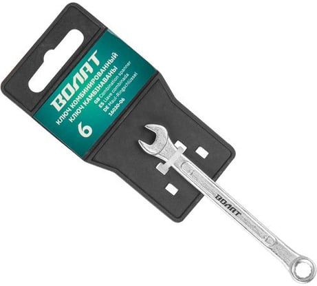 Комбинированный ключ ВОЛАТ 6 мм 16030-06