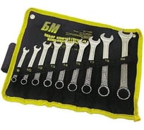 Набор ключей БМ КГК 8-32 мм 12 предметов тетроновая сумка CrV 973412