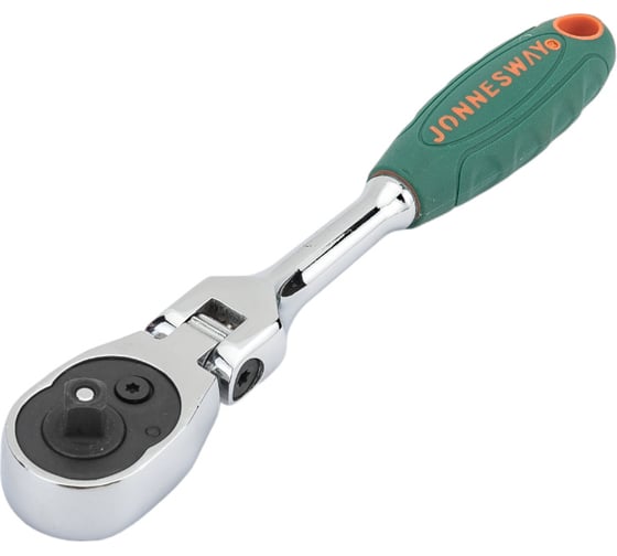 Трещоточная рукоятка Jonnesway R4102 с шарниром 1/4 DR, 36 зубцов, 155 мм 46382 1