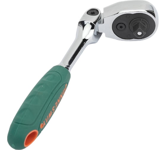 Трещоточная рукоятка Jonnesway R4102 с шарниром 1/4 DR, 36 зубцов, 155 мм 46382