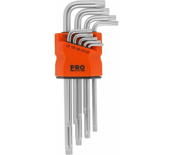 Набор длинных ключей STARTUL Torx T10-T50, 9 предметов PRO-87109