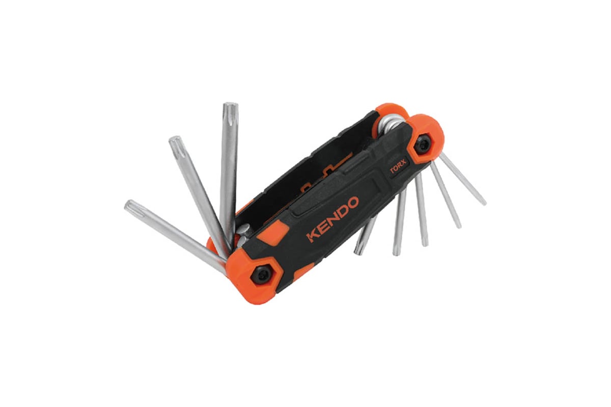 Складной набор ключей KENDO Torx 8 шт 20718 - выгодная цена, отзывы ...