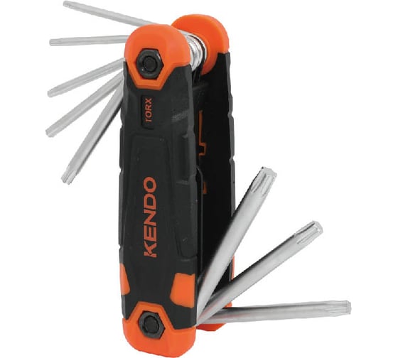 Складной набор ключей KENDO Torx 8 шт 20718