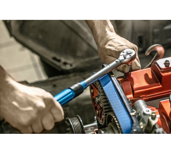 Динамометрический ключ HOEGERT TECHNIK 1/2", 20-120 Нм New HT1W712