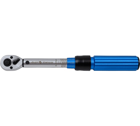 Динамометрический ключ HOEGERT TECHNIK 1/4", 5-25 Нм New HT1W710 1