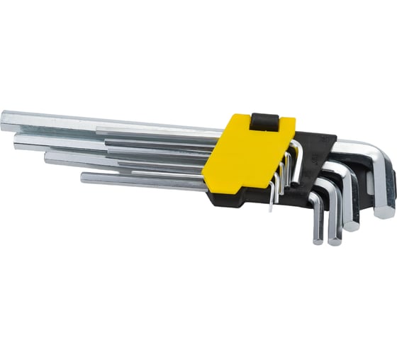 Набор шестигранных ключей БМ 1/16",5/64",3/32",1/8",5/32",3/16",1/4",5/16",3/8" 170212