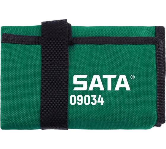 Ключи SATA 7 предметов комбинированные, укороченные, с трещоточным механизм 09034