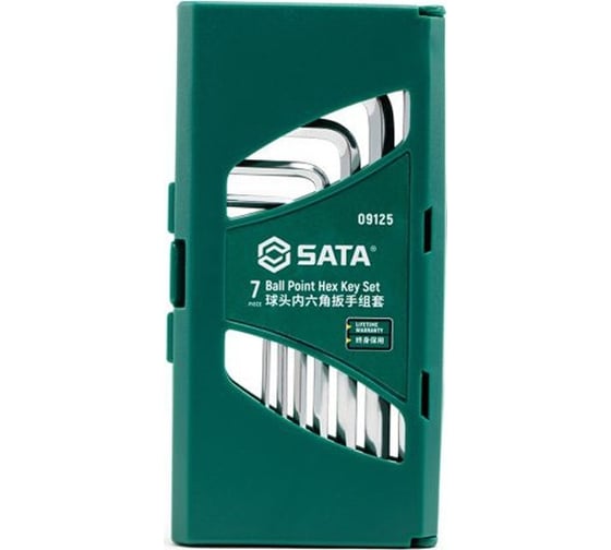 Шестигранники SATA 7 предметов сферические концы SVCM+ 09125