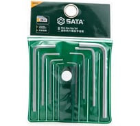 Шестигранники SATA 8 предметов угловые мини пластиковый блистер 09119