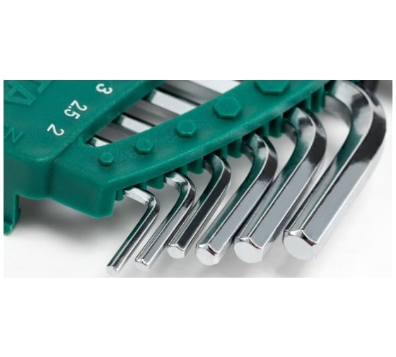 Шестигранники SATA 10 предметов пластиковый блистер SVCM+ 09110
