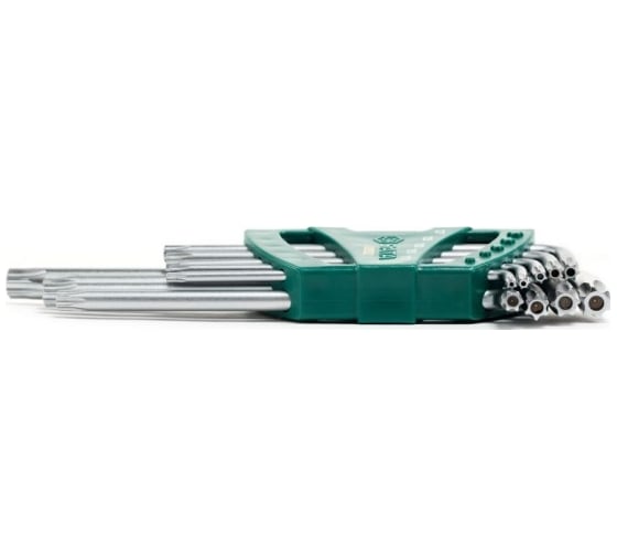 Шестигранники SATA 9 предметов TORX пластиковый блистер S2 09702