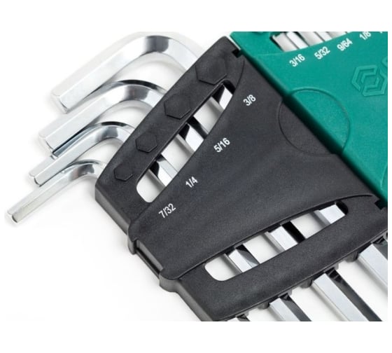 Шестигранники SATA 12 предметов, сферические концы, пластиковый блистер S2 09102