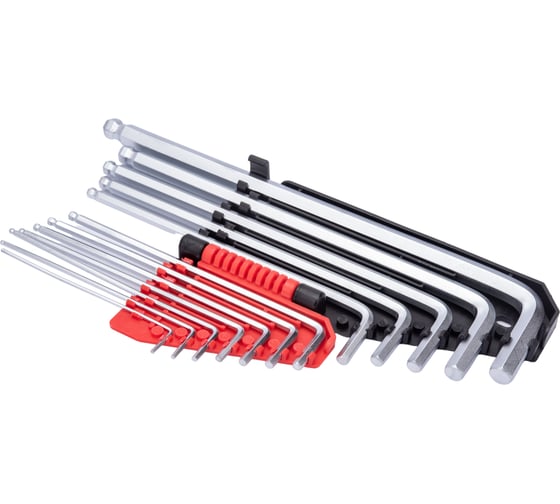 Набор торцовых ключей YATO CV 12 предметов HEX 1/16"-3/8" с шаром удлиненные YT-5838 37135838 092 1