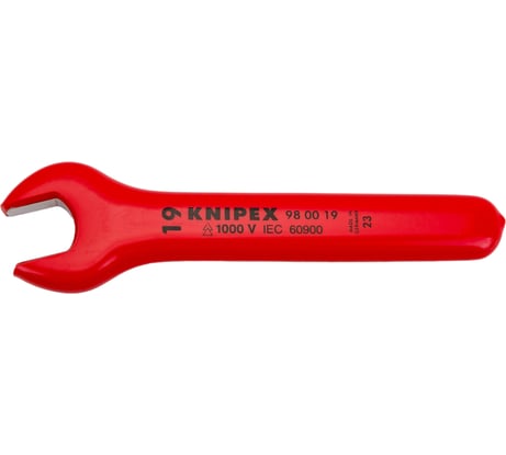 Рожковый ключ 1000 V 19 мм KNIPEX KN-980019