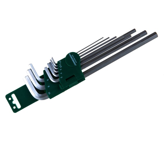 Комплект угловых шестигранников EXTRA LONG Jonnesway H02SM109SL
