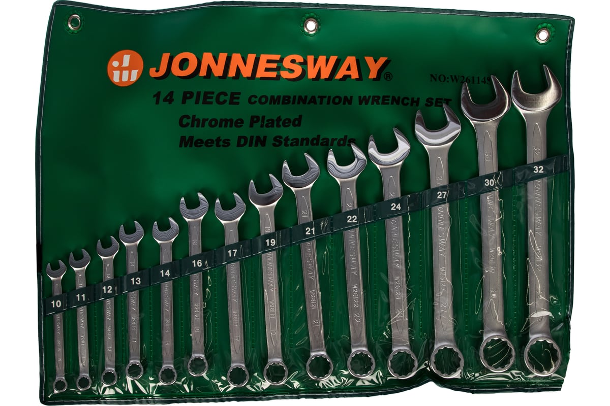 Набор комбинированных ключей Jonnesway 10-32мм W26114S - выгодная цена ...