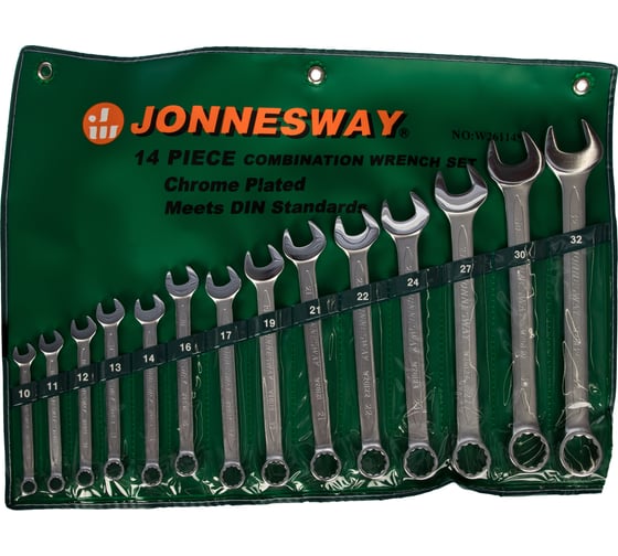 Набор комбинированных ключей Jonnesway 10-32мм W26114S