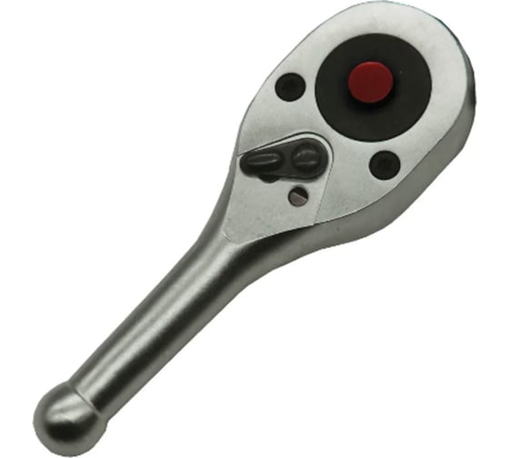 Трещоточный ключ БМ 1/2" DR укороченный, CrV 973112