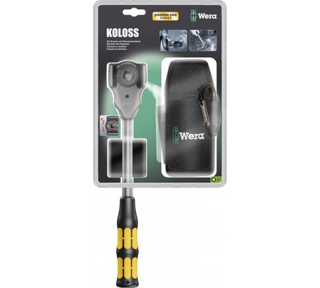 Трещоточный ключ с функцией молотка WERA KOLOSS 8002 C SB WE-073232
