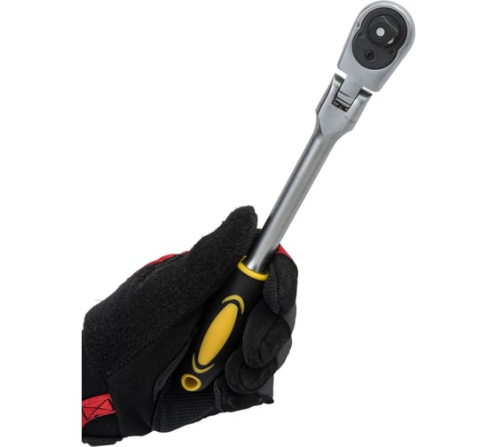 Трещоточный ключ БМ 1/2" DR шарнирный, CrV  973312