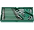 Набор комбинированных и шестигранных ключей Sata в инструм. лотке 30 предметов 09906 1
