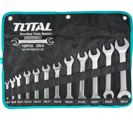 Набор рожковых ключей TOTAL THT1023121