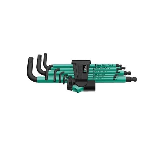 Набор Г-образных ключей 950 SPKL/9 SM N CLIP 9TLG/ 9 PCS WERA WE-022088