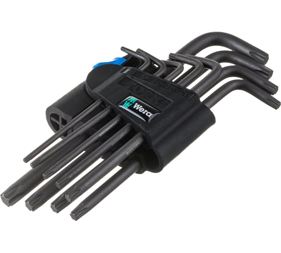 Набор Г-образных ключей 967 L/9 HF CLIP 9TLG/ 9 PCS WERA WE-024244