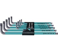 Набор Г-образных ключей 950 SPKL/9 SM CLIP 9TLG/ 9 PCS WERA WE-022530