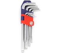 Набор шестигранных ключей WORKPRO 9шт с шариковой головкой WP222006