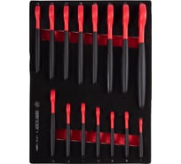 Набор рожковых диэлектрических ключей KING TONY 7-24 мм, ложемент, 15 предметов 9-12FVE15MRV