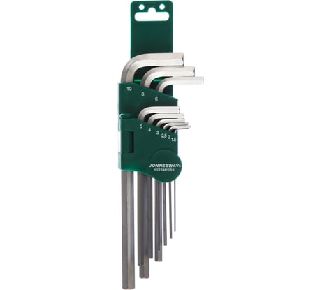 Комплект угловых шестиграников Jonnesway LONG H02SM109S