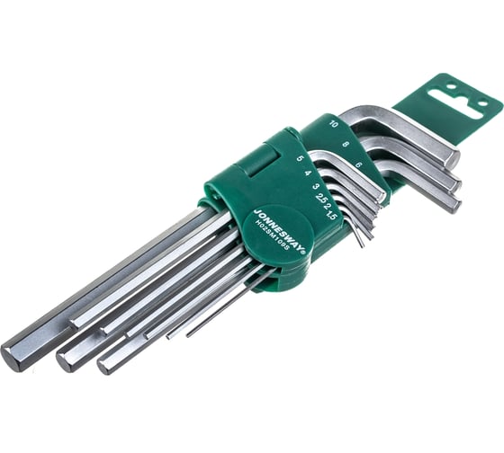 Комплект угловых шестиграников Jonnesway LONG H02SM109S