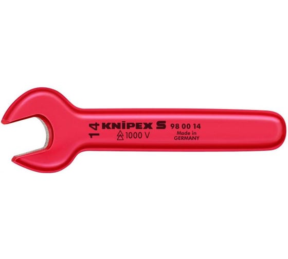 Рожковый ключ KNIPEX KN-980015 изолированный