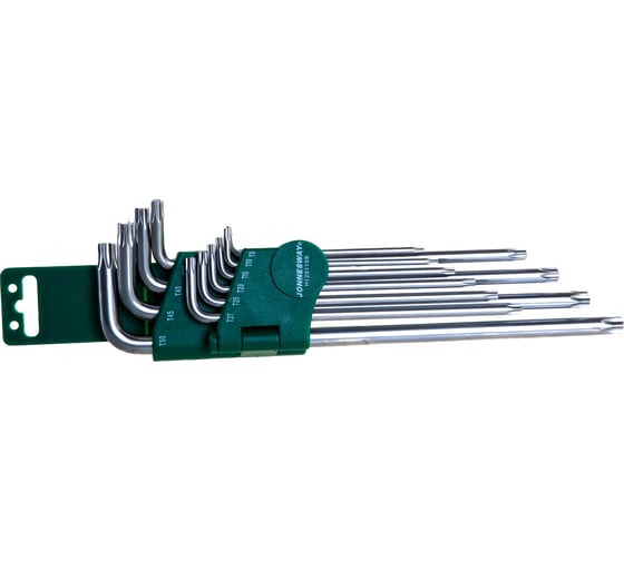 Комплект угловых ключей Jonnesway TORX EXTRA LONG H12S110S